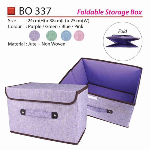 Foldable Storage Box (BO337) Pembekal Cenderahati