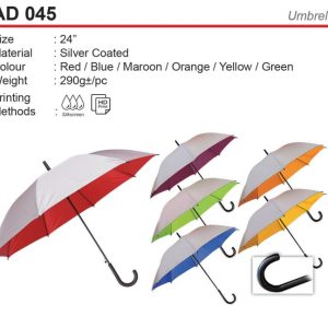 Budget Umbrella with Silver coated (AD045)