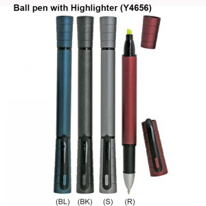 Ballpen with highlighter Y4656