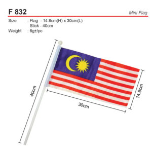 Hand flag F832
