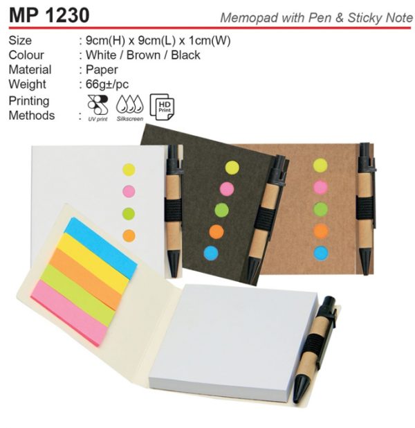 Eco Memopad with Pen (MP1230)