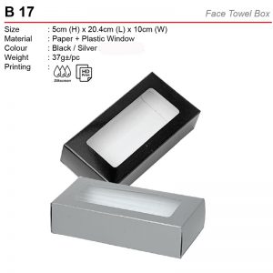 face towel box B17