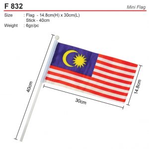 Mini Malaysia Flag (F832)