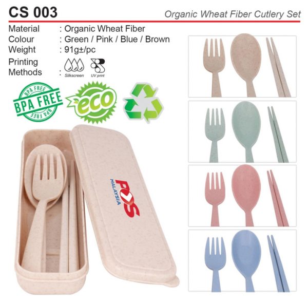 Eco Fiber Cutlery Set (CS003)