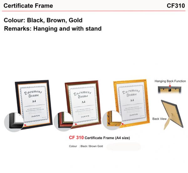 A4 Certificate Frame (CF310)