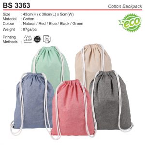 Cotton Sling Bag (BS3363)