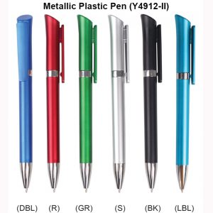 Metallic Plastic pen Y4912-II