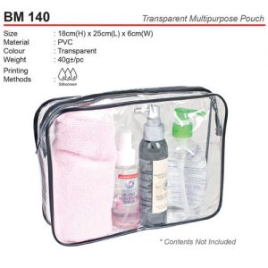 Transparent PVC Pouch (BM140)