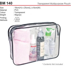 Transparent PVC Pouch (BM140)