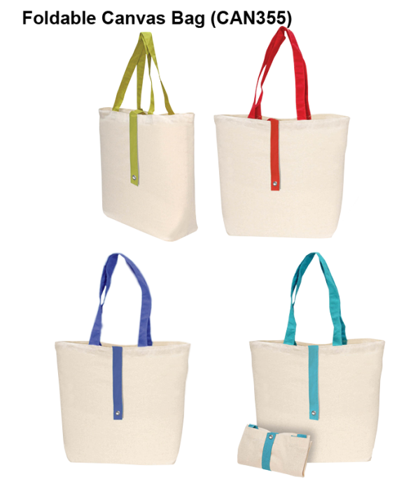 Foldable canvas bag CAN355