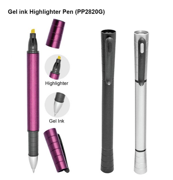 Gel Ink Pen with Highlighter (PP2820G)