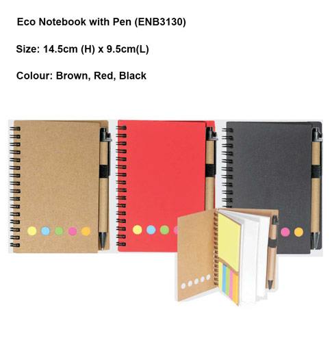Eco Notebook with Pen (ENB3130)