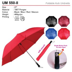 Foldable Auto Open Umbrella (UM550-II)