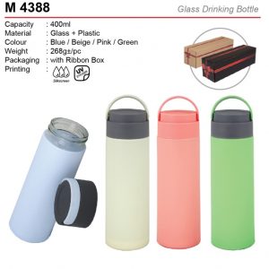 Glass Drinking Bottle (M4388)
