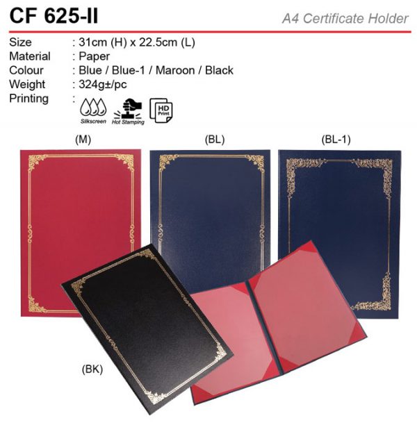 Certificate Folder (CF625-II)