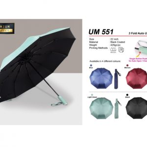 3 Fold Auto open Umbrella (UM551)