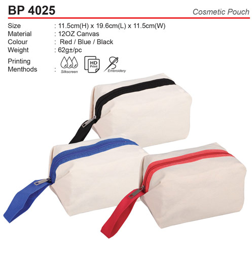 Canvas Cosmetic Bag (BP4025)