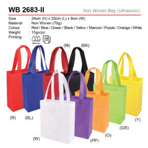 a5 non woven bag WB2683-II