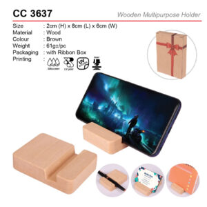 wooden phone holder cc3637