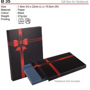 Gift Box for Notebook (B35)