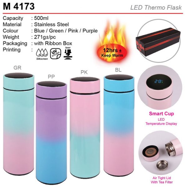 LED Thermo flask (M4173)