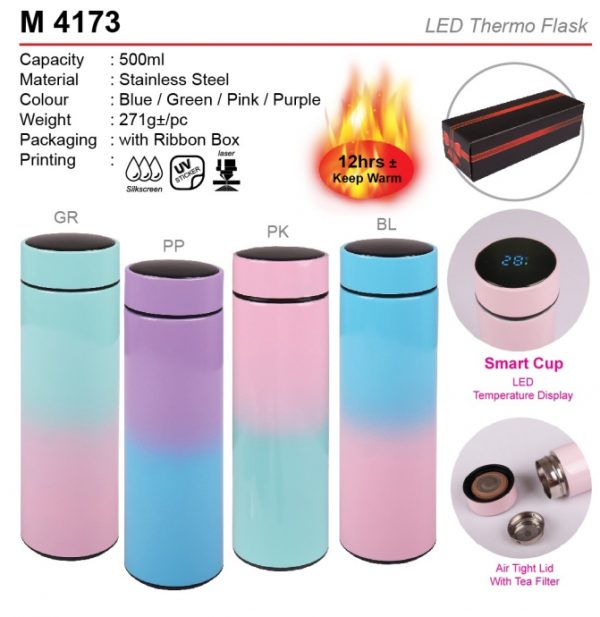 LED Thermo flask (M4173)