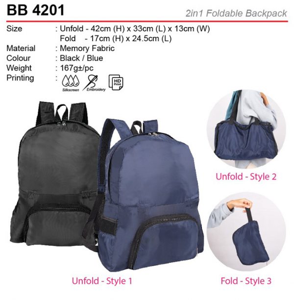 Foldable Backpack (BB4201)