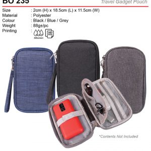 Travel Gadget Pouch (BO235))