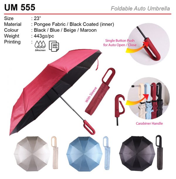 Foldable Auto Umbrella (UM555)