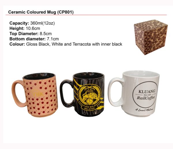 Ceramic Coloured Mug (CP801)