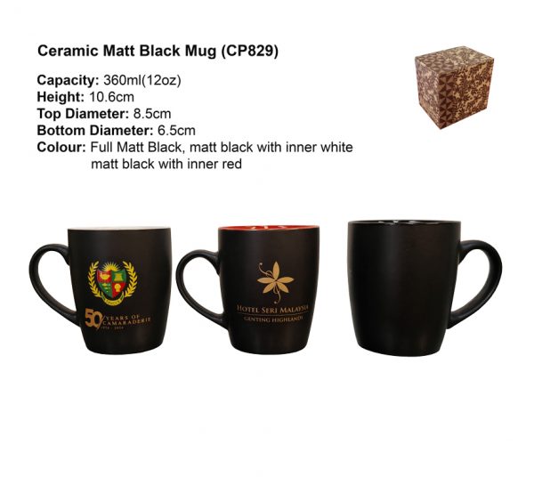 Ceramic Matt Coloured Mug (CP829)