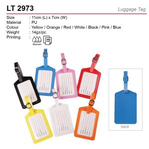 Budget PU Luggage Tag (LT2973)