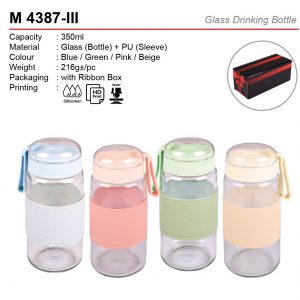 Glass Drinking Bottle (M4387-III)
