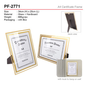 A4 Certificate Frame (PF-2771)