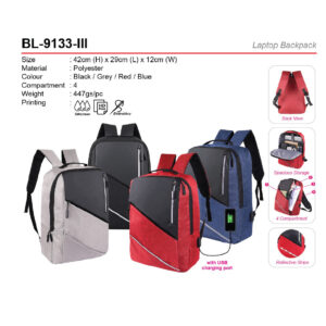 Laptop Backpack (BL-9133-III)